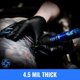 thumbnail image 4 of Guantes de tatuaje de nitrilo Saniderm, caja de 100 (pequeños), guantes desechables duraderos de 4.5, 4 of 9
