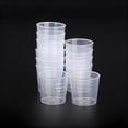 thumbnail image 2 of ACDANC 10Pcs 30Ml Plastic Liquid Measuring Cups Transparent Clear Plastic Graduated Kitchen Cooking Medicine Measure Tool, 2 of 6