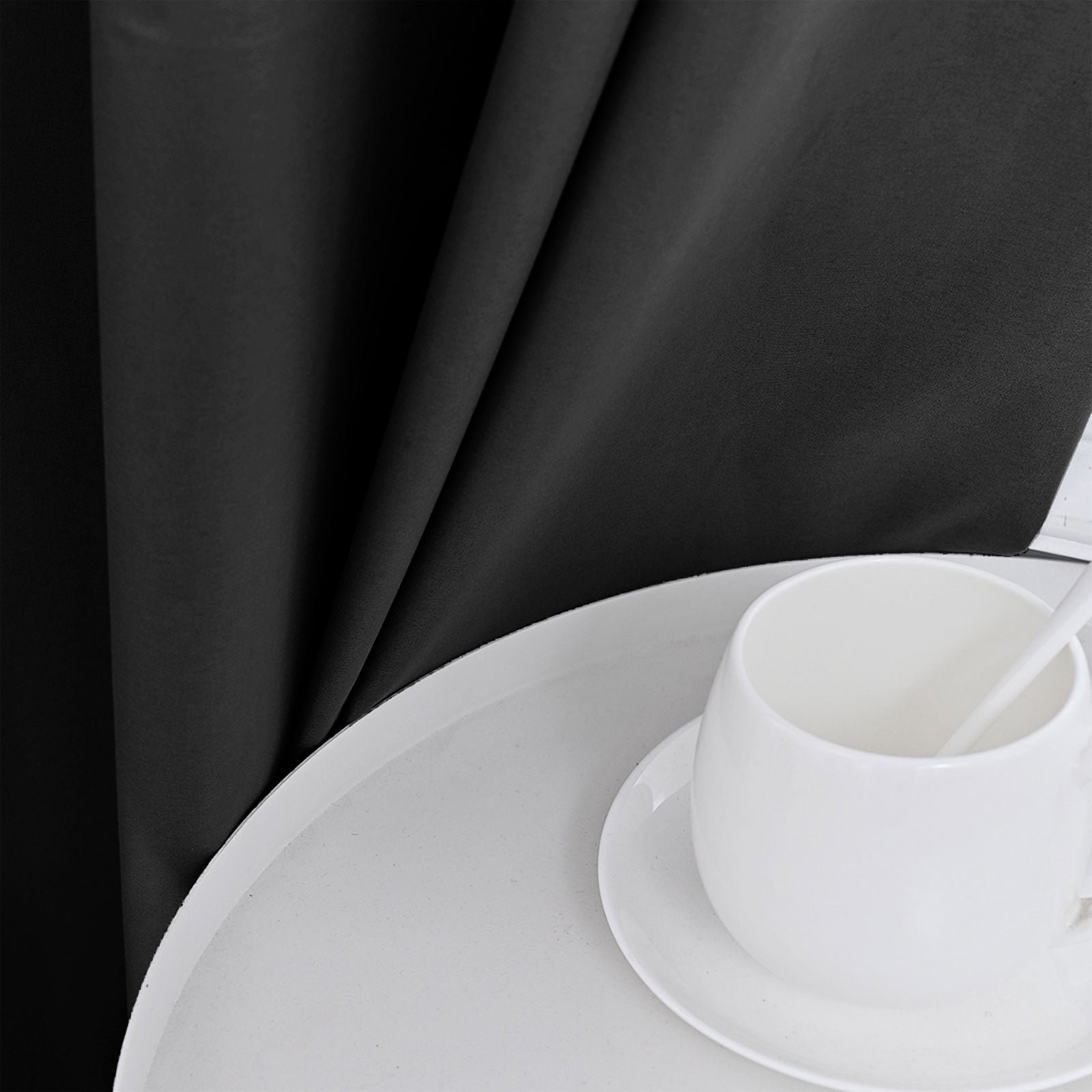 Solid Color Blackout Curtains Solid Thermal Insulated Grommet Blackout Curtains/Drapes for Bedroom Window (1 Panels, 73 inches Long)