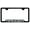 Black, variant on Ford Ranger Laser Etched Logo Cut-Out License Plate Frame (Chrome)