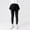 Black, variant on Liyamei Girls Leggings with Solid Color and Stretchy Basic for Spring Autumn Wear Size 4-12 Years
