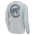 thumbnail image 3 of Men's Fanatics  Gray Chicago Cubs Elements Strive Long Sleeve T-Shirt, 3 of 3
