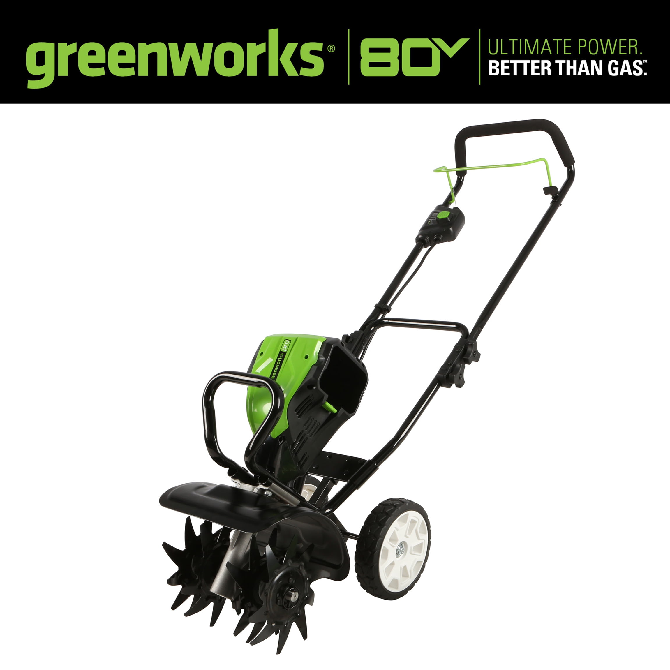 Greenworks 80V 10" 80V Cultivator/Tiller, Battery Not Included 2800002