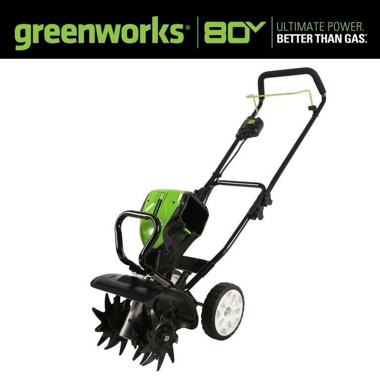 Greenworks, Cultivator, 80V, 10 inch, Battery Not Included
