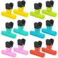 thumbnail image 1 of NiHome Clips para Bolsas de Papas Fritas, Bolsa de 12, Clips para Alimentos, Clips para Papas Fritas, Clips para Refrigerios con Agarre Hermético, 6 Colores, 1 of 9