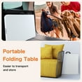 thumbnail image 6 of JOINSUN 4FT Plastic Folding Table, Indoor Heavy Duty Portable with Handle and Lock - White, 6 of 8