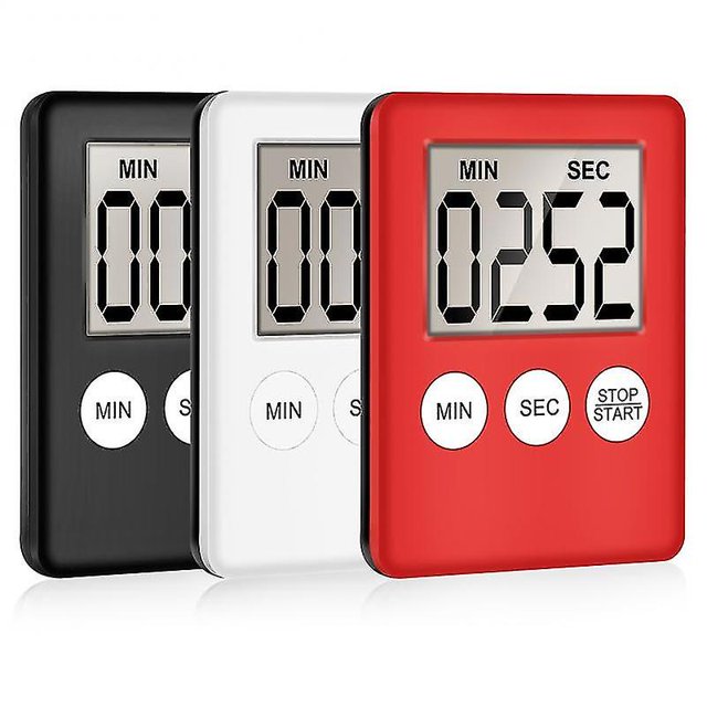 Temporizador de cocina con imán, pantalla Digital Lcd electrónica, reloj de cuenta atrás para cocinar, alarma, cronómetro para dormir, relojes de cocina ShuxiuWang 8390612223372