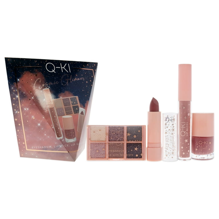Q-KI Q-KI Cosmic Glimmer Gift Set , 4 Pc 0.18oz Eyeshadow, 0.12oz