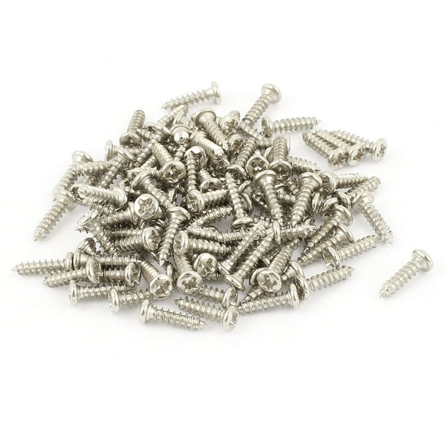 Unique Bargains 100 Pcs Vis Magnétiques pour Tête de Poêle Phillips M2 x 8mm