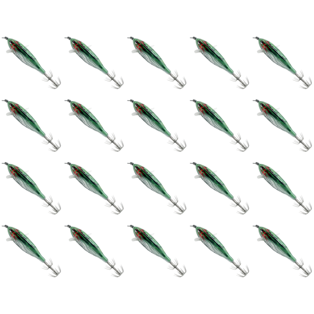 Anzuelo para Camarones Jigging Calamar Herramienta Pesca Nocturna Con Cebo Artificial Brillante 5 5g (estilo H)