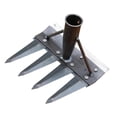 thumbnail image 1 of jinwen Garden Hoe Weeding Rake Heavy Duty Weeds Removal Tool for Garden Tilling Yard 4 Tines, 1 of 9