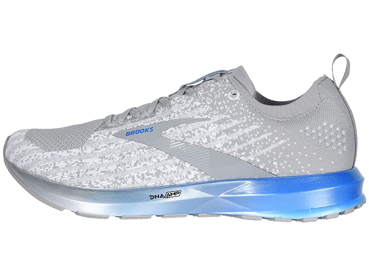 Brooks Men's Levitate 3 Running Shoe, White/Grey/Blue, 9 D(M) US - image 2 of 6