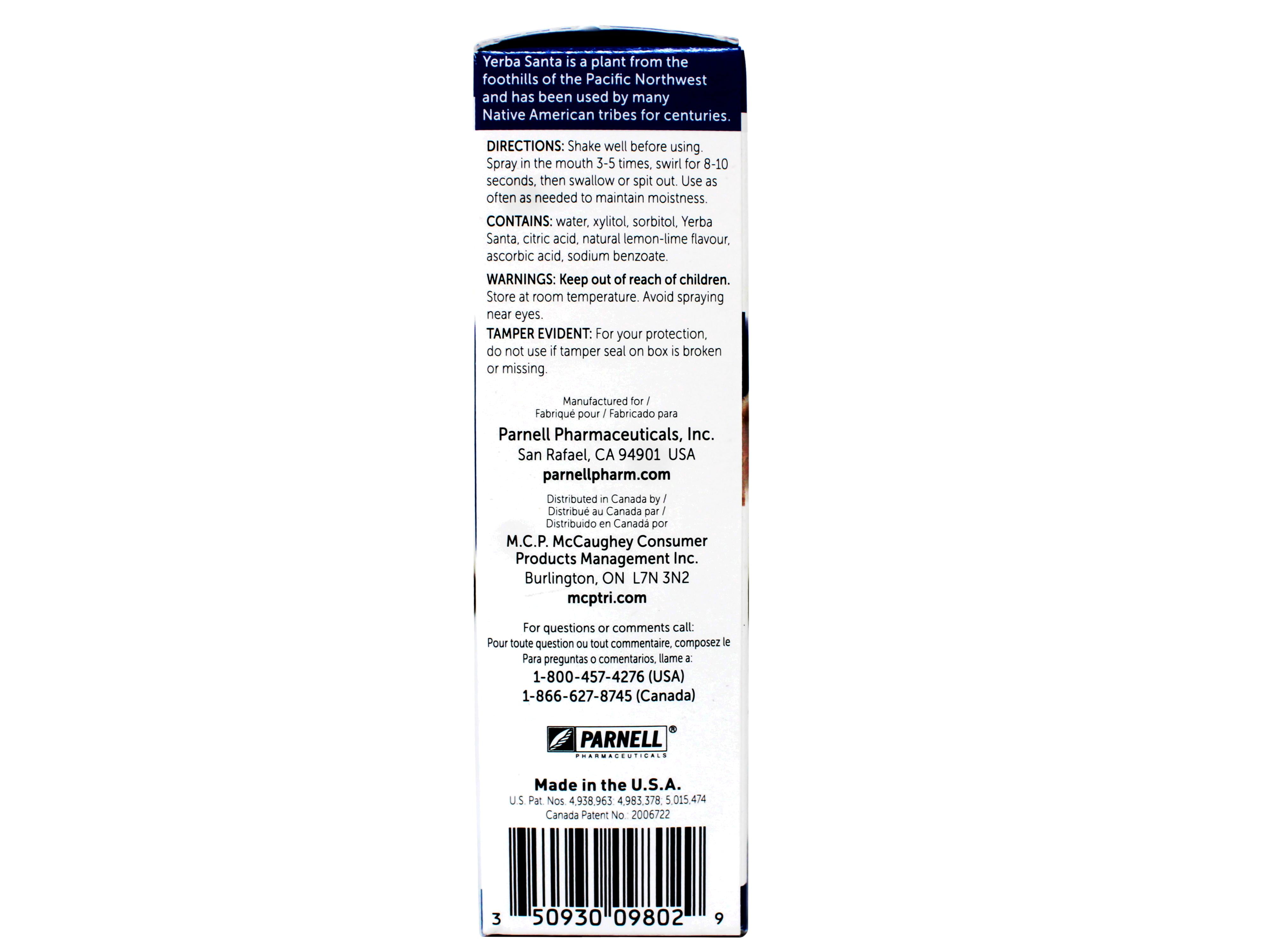 Mouth Kote Dry Mouth Spray, Sugar Free, Long-Lasting Relief, Lemon-Lime, 2 FL OZ - 3 Pack