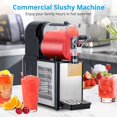 thumbnail image 2 of Commercial Slushy Machine, 3L/0.8 Gal Stainless Steel Slushy Machine, Smoothie Frozen Drink Maker for Supermarkets Cafes Restaurants Bars, 2 of 7