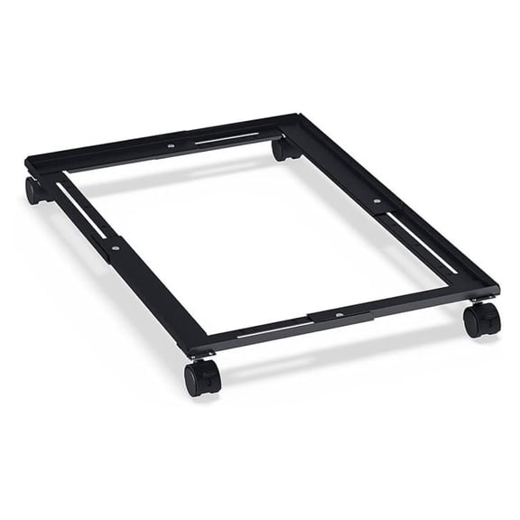 Adjustable File Cabinet Caddy - Letter and Legal Filing Cabinets, Black (ST52140-CC)