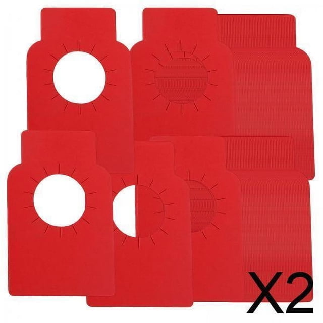 Etiquetas Para El Cuello De La Botella De Vino 2x100x Macarena Rojo