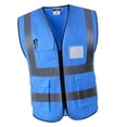 thumbnail image 1 of Chaleco Reflectante Sin Mangas Sunnimix Chaleco reflectante de seguridad Azul XXL, 1 of 8