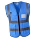 thumbnail image 1 of Chaleco Reflectante de Seguridad Sunnimix Sin Mangas Azul XL, 1 of 8