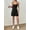 Black, variant on UDAUDU Womens Summer Rompers Casual Knit Spaghetti Strap Sleeveless One Piece Shorts Jumpsuit Beach Vacation Outfits Khaki S
