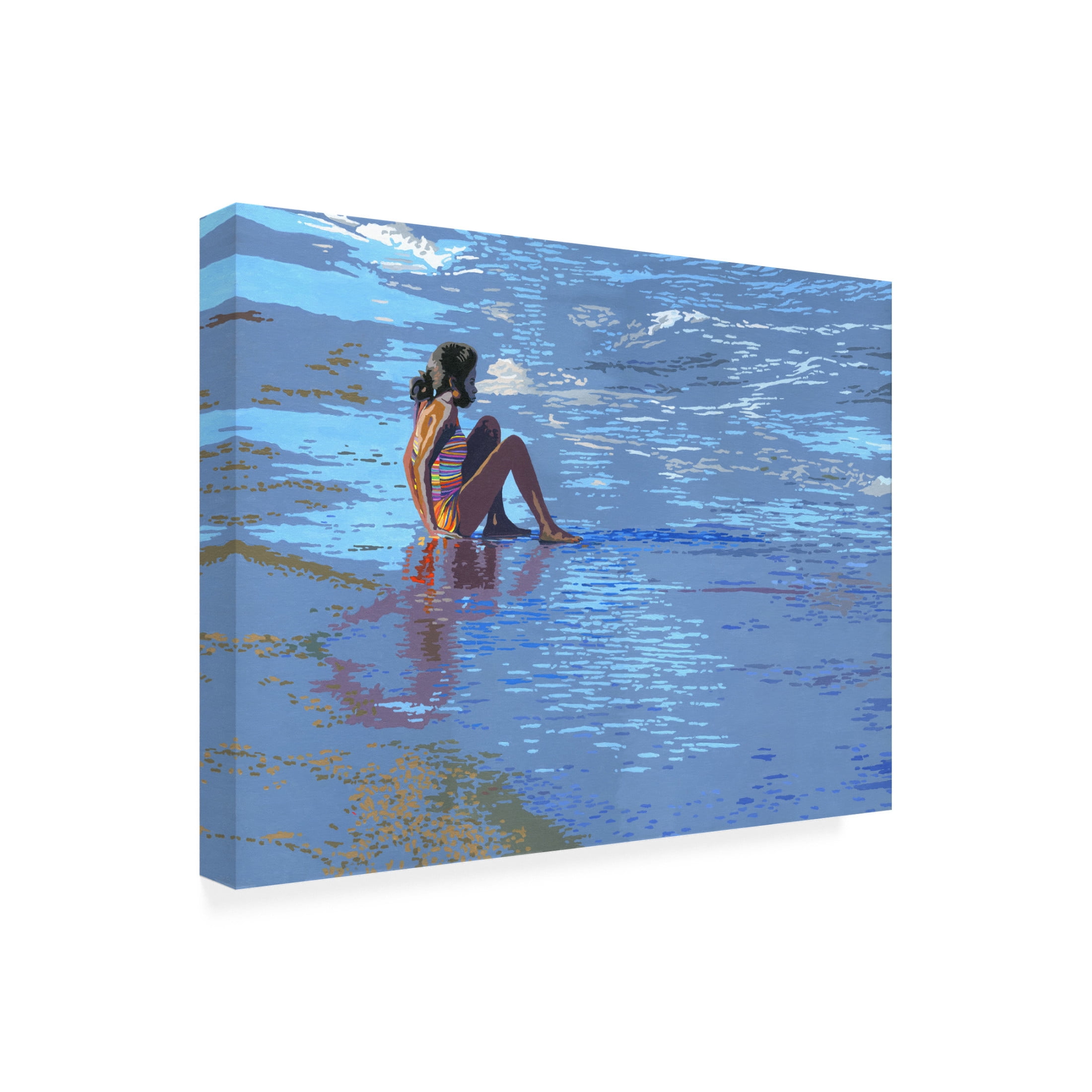 Canvas Wall Art - John Morrow 'Beyond Horizons' Wall Art for Living Room, Bedroom, or Office Décor by Trademark Fine Art - 24 x 18 Inches