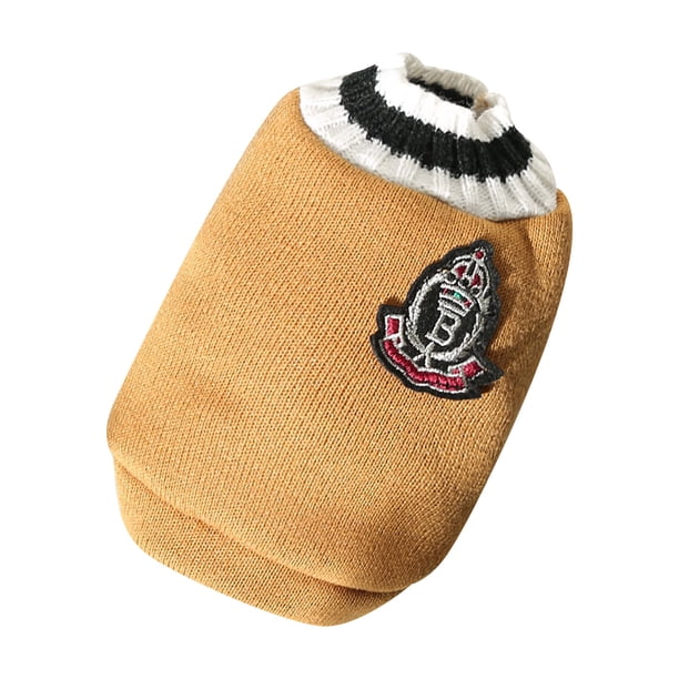 Otoño e Invierno Nuevo Chaleco de Punto Cuello en V Estilo Colegial Mascota Perro Gato Ropa Chaleco