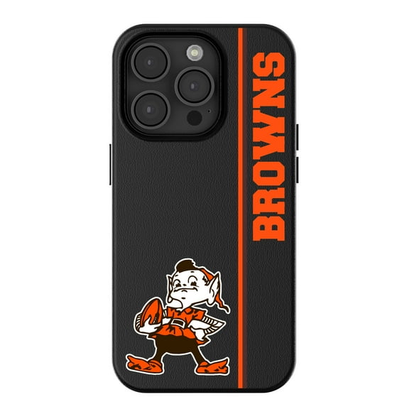 Keyscaper Cleveland Browns Throwback Logo iPhone Magnetic Bump Case