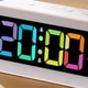 thumbnail image 2 of Lámpara Reloj despertador con luz nocturna digital LED reloj electrónico luminoso de escritorio (blanco) Ehuebsd Para estrenar, 2 of 7