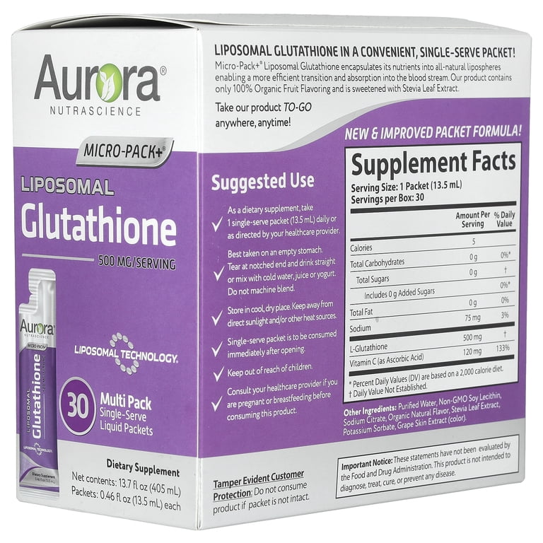 liposomal glutathione powder packets Liposomal Glutathione