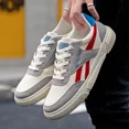 thumbnail image 2 of Zapatos de lona para hombre, zapatos informales transpirables para tablero, primavera y verano, nueva tendencia de moda, zapatillas blancas bajas, 2024, 2 of 4