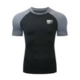 thumbnail image 3 of Kalauyu Men's Compression Shirts Short Sleeve Workout Gym T-Shirt Running Tops Cool Dry Sports Base Layer Athletic Undershirts, 3 of 4