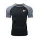 thumbnail image 4 of Ceisia Men's Tactical Flag Compression T-shirt Slim Fit Short Sleeve Round Neck High Elastic Fitness Running Tee Tops Gray L Gifts, 4 of 4