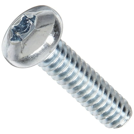 

Steel Pan Head Machine Screw Zinc Plated Meets ASME B18.6.3 T25 Star Drive #10-24 Thread Size 3/4 Length Fully Threaded Imported (Pack of 100)