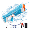 Electric Water Gun,Auto Suction Guns for Adults&Kids,Battery Powered Squirt Gun,Pool Beach Outdoor Party Toys for Kids ,Blue.