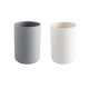 thumbnail image 1 of Nvzi 2 vasos para cepillos de dientes, creativos, de estilo japonés, para el baño, para el hogar, color blanco y gris, 1 of 4