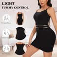 thumbnail image 4 of MANIFIQUE Shapewear Slips for Under Dresses Women's Tummy Control Body Shaper Slimming Seamless Cami Slip, 4 of 7