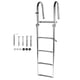 thumbnail image 1 of Escalera De Barco, Escalera De Pontón Plegable De 4 Escalones Con 2 Pasamanos Para Marina Para Barco Para Nadar Para Yate OTVIAP 4 Step Boat Ladder, 1 of 8