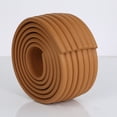 thumbnail image 3 of Topukaiba W-Shape Foam Edge Protector, 6.5FT Baby Proofing Corner Guard with Adhesive Tape for Furniture Wall Fireplace Table Stair Door, Protector & Desk,Brown,78.7x7.8in, 3 of 5