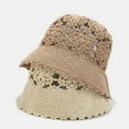 thumbnail image 4 of CoCopeaunts Sun Hat for Women Wide Brim Summer Hat Hook Floral Fishing Hats Foldable Hollow Beach Hat 2023, 4 of 8