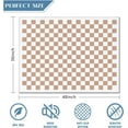 thumbnail image 2 of Chair Mat for Hardwood Floor Beige and White Checkered 36"x48" Computer Gaming Chair Mat Anti-Slip Office Rugs Floor Protector for Rolling Chairs Under Desk Rug for Home Office, 2 of 7
