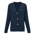 thumbnail image 7 of Bxsruta Womens Cardigan Sweaters Long Sleeve Button Down V Neck Casual Knit Outwear, 7 of 7