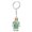 Green, variant on Electronic Robot Shaped Keychain Rainbow Color Key Chain Multi-Functional Phone Chain Women Girls Bag Purse Accessory