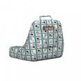 thumbnail image 2 of Hipster Reading Pillow Cover, Fun Doodle Design of Squares with Various Geometric Things Hand Drawn, Unstuffed Printed Bed Rest Case from Soft Fabric, XL Size, Seafoam and Multicolor, by Ambesonne, 2 of 4