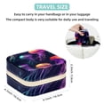 thumbnail image 5 of Jellyfish Travel Portable Square Jewelry Box Earring Organizer Necklace Holder Bracelet Holder Display Case Decorative Box Jewelry, 5 of 6
