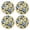 A Pattern Of Lemons, variant on Vzayyk 4Pack Wooden Coasters With Cork Base Heat-Resistant Drink For Home Office Restaurant Pumpkins Black Cat