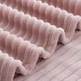thumbnail image 4 of Mainstays Textured Plush Oversized Couch Throw Blanket, Pink Smoke, 50 x 72 in, 4 of 6