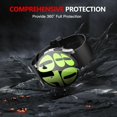 thumbnail image 5 of KOMI 2 Pack Hard Case Compatible with Samsung Galaxy Watch 6 44mm with Screen Protector, HD Tempered Glass Screen Protector Cover Overall Protective Cover, Black, 5 of 5