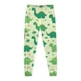 thumbnail image 4 of Pyjama Bebe Garcon Ensemble de Pyjama pour Enfants Imprimé Dinosaure Col Rond Manches Longues Pantalon 2 Pcs Printemps Automne Pyjama pour Tout-Petits Bleu Clair 8 Ans-9 Ans, 4 of 5