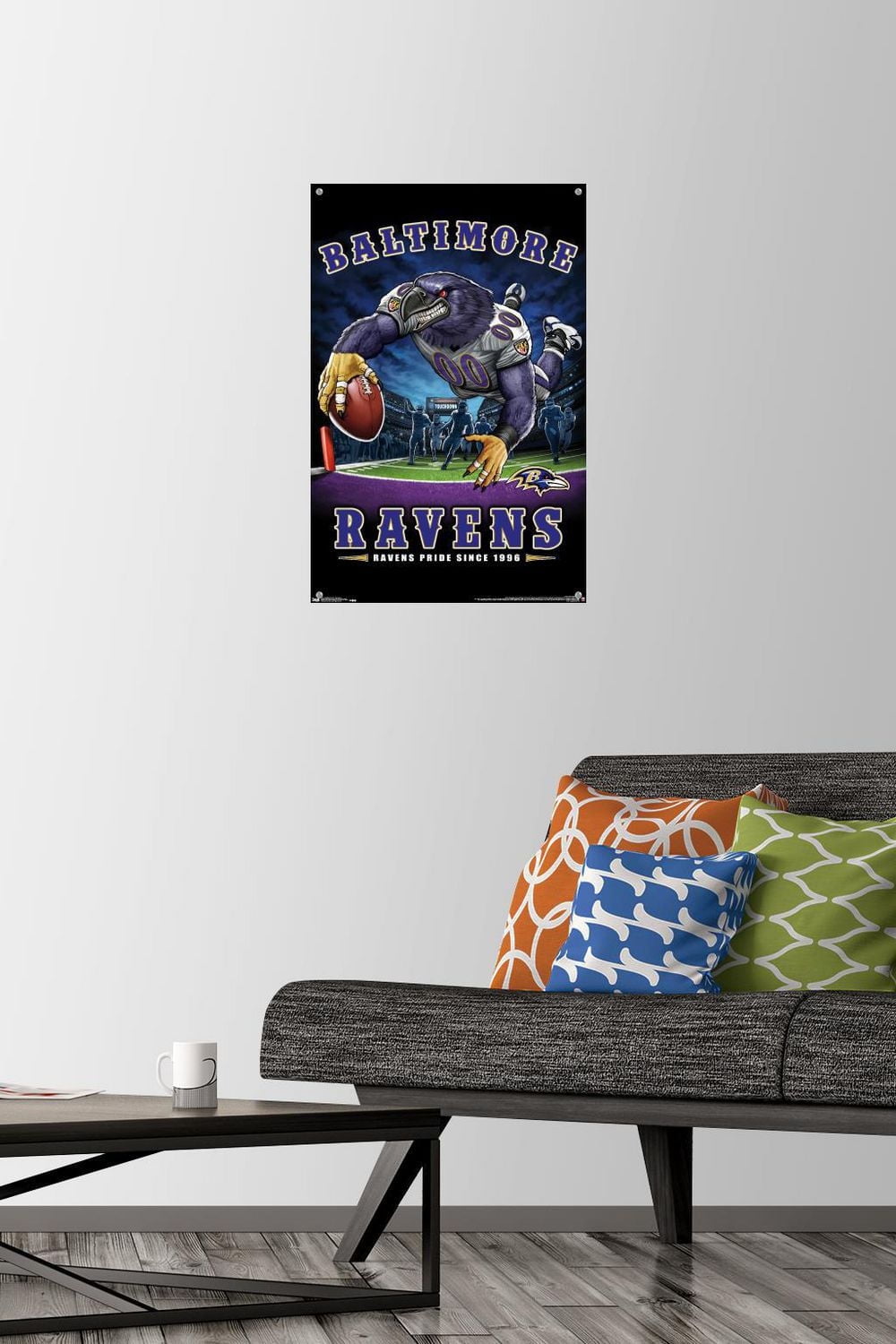 NFL Baltimore Ravens - End Zone 17 Wall Poster, 14.725" x 22.375"