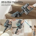 thumbnail image 5 of INSE Cordless Vacuum Cleaner,Ultra-Lightweight,LED Headlights,Removable Handheld Vacuum for Pet Hair Carpet Hardfloors,N3P Green, 5 of 16