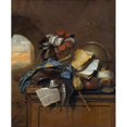 thumbnail image 3 of Cornelis Brisé 20x24 Black Modern Framed Museum Art Print Titled - Vanity Still Life (1665), 3 of 5